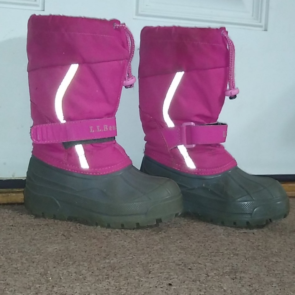 Toddler girl pink ll bean boots